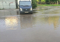 Северная часть Петербурга затоплена водой из прорванных труб